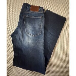 Hugo Boss Mens Jeans Regular Fit Sz 36 Stretch Blue Wash Zip Fly Maine 33 Inseam